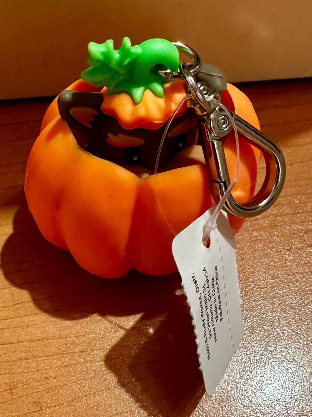 Bath & Body Works Orange Pumpkin Pocketbac Holder with Pop up Dog